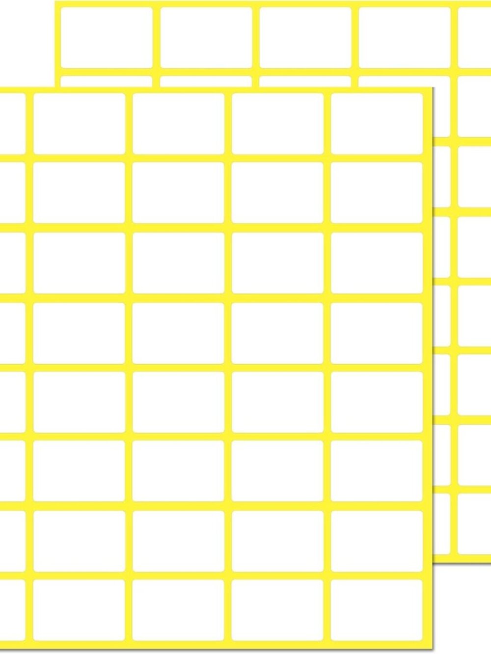 1000 Pack, 0.5" x 0.75" - White Labels Stickers for Writing, Price Stickers